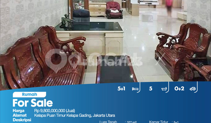 Rumah Kelapa Puan Timur Kelapa Gading, Jakarta Utara 2