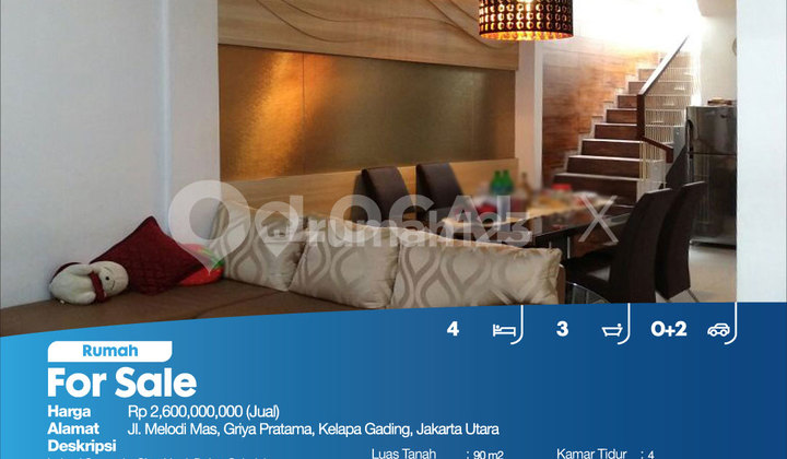 Melody Mas House, Griya Pratama, Kelapa Gading, North Jakarta 2