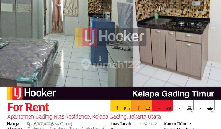 Apartemen Gading Nias Residence Tower Dahlia Lt.10 Kelapa Gading, Jakarta Utara 2