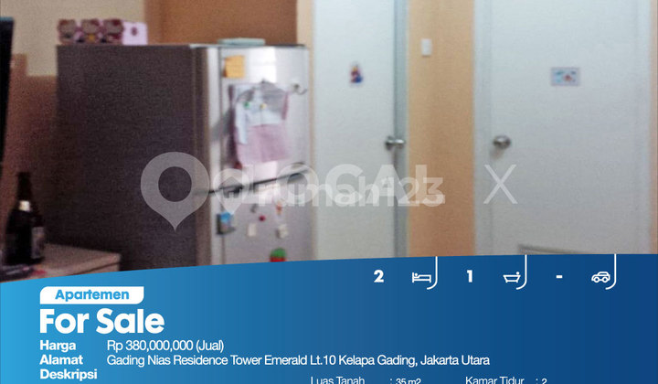 Gading Nias Residence Tower Emerald 10th Floor, Kelapa Gading, North Jakarta 2