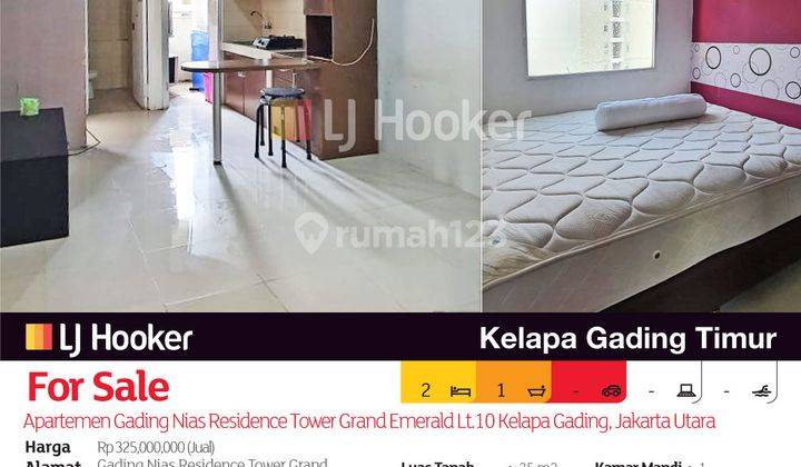 Apartemen Gading Nias Residence Tower Grand Emerald Lt.10 Kelapa Gading, Jakarta Utara 2