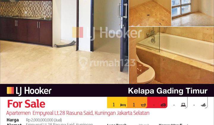 Apartemen Empyreal Lt.28 Rasuna Said, Kuningan Jakarta Selatan 2