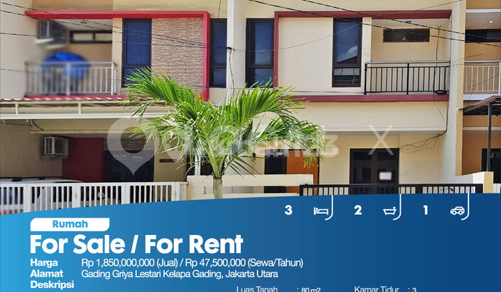 Rumah Gading Griya Lestari Kelapa Gading, Jakarta Utara 2