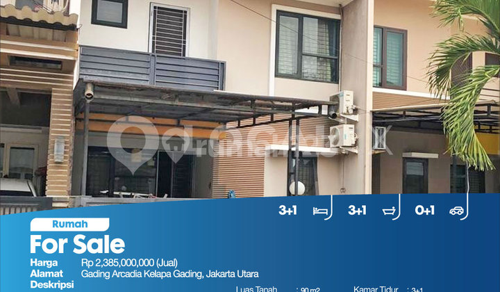 Rumah Gading Arcadia Kelapa Gading, Jakarta Utara 2