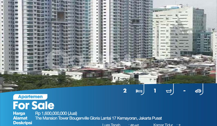 The Mansion Tower Bougenville Gloria 17th Floor Apartment, Kemayoran, Central Jakarta 2