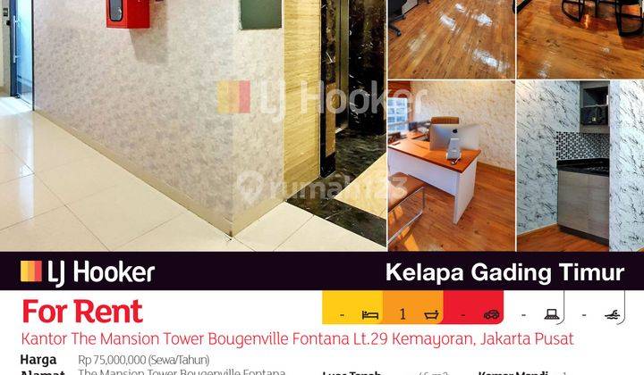 Kantor The Mansion Tower Bougenville Fontana Lt.29 Kemayoran, Jakarta Pusat 2