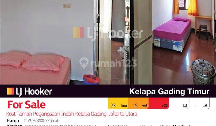 Kost Taman Pegangsaan Indah Kelapa Gading, Jakarta Utara 2