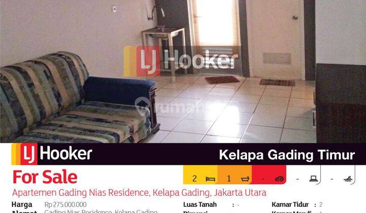 Apartemen Gading Nias Residence Tower Alamanda Lantai 26, Kelapa Gading, Jakarta Utara 2