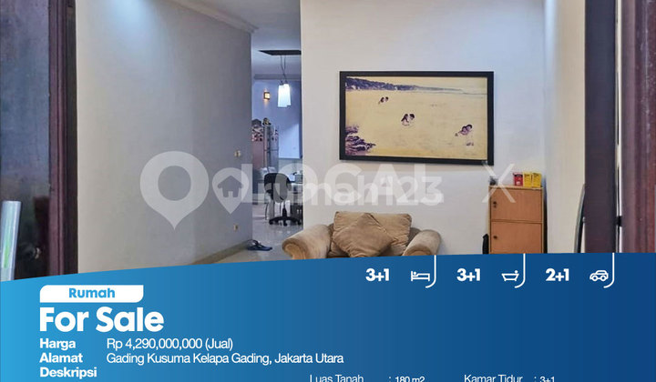 Rumah Gading Kusuma Kelapa Gading, Jakarta Utara 2