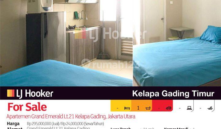 Apartemen Gading Nias Residence Tower Grand Emerald Lt.21 Kelapa Gading, Jakarta Utara 2