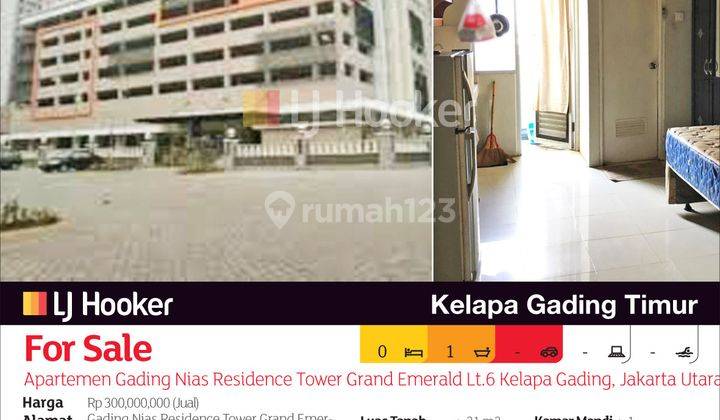 Apartemen Gading Nias Residence Tower Grand Emerald Lt.6 Kelapa Gading, Jakarta Utara 2