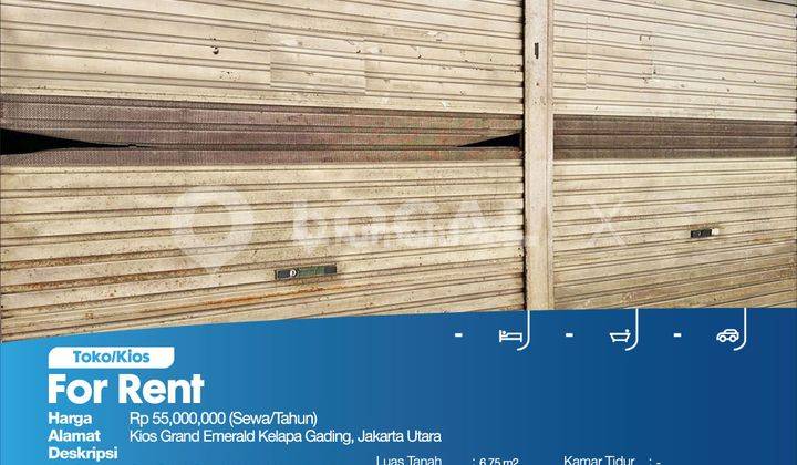 Toko/Kios Kios Grand Emerald Kelapa Gading, Jakarta Utara 2