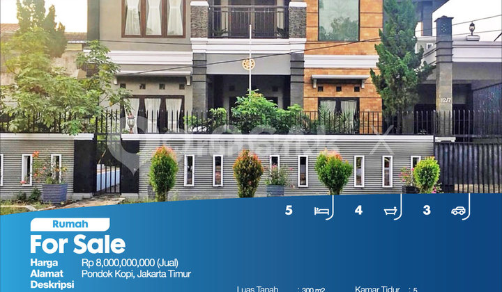 Rumah Pondok Kopi, Jakarta Timur 2