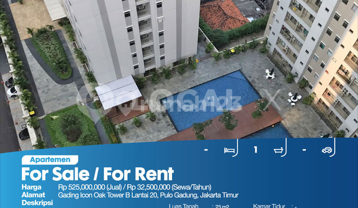Apartemen Gading Icon Oak Tower B Lantai 20, Pulo Gadung, Jakarta Timur 2