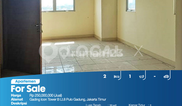 Apartemen Gading Icon Tower B Lt.8 Pulo Gadung, Jakarta Timur 2