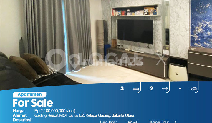Apartemen Gading Resort Moi Tower 23 Lantai E2 Kelapa Gading, Jakarta Utara 2