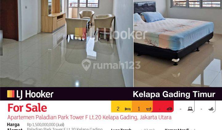 Apartemen Paladian Park Tower F Lt.20 Kelapa Gading, Jakarta Utara 2