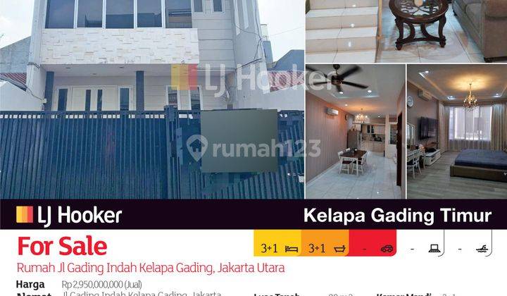 Rumah Jl Gading Indah Kelapa Gading, Jakarta Utara 2