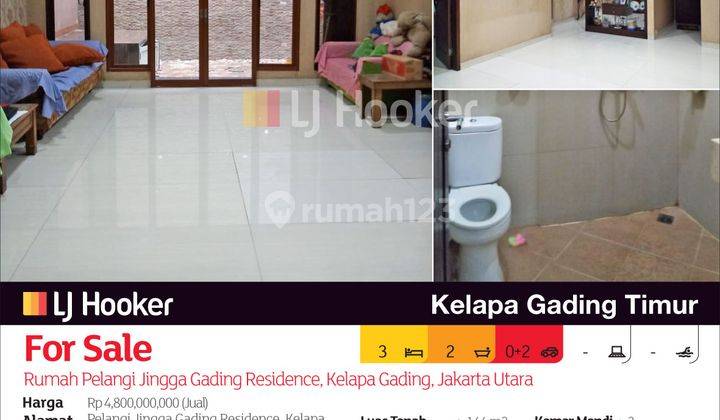 Rumah Pelangi Jingga Gading Residence, Kelapa Gading, Jakarta Utara 2