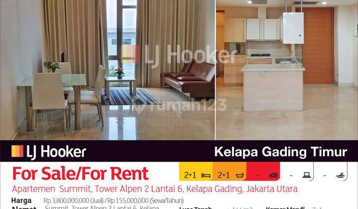 Apartemen Summit, Tower Alpen 2 Lantai 6, Kelapa Gading, Jakarta Utara 2