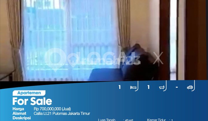 Callia Apartment 21st Floor Pulomas East Jakarta 2