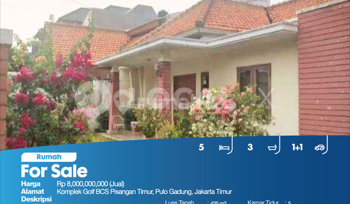 Rumah Komplek Golf Bcs Pisangan Timur, Pulo Gadung, Jakarta Timur 2