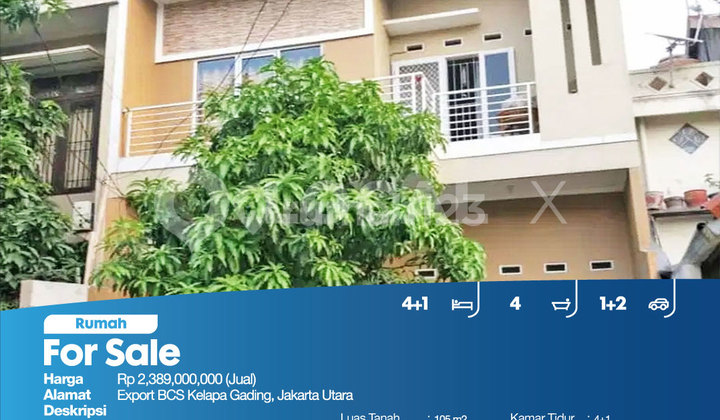 Rumah Export Bcs Kelapa Gading, Jakarta Utara 2