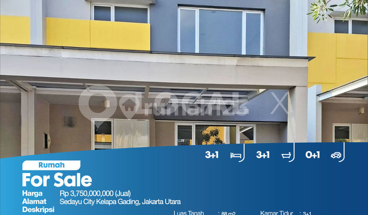 Rumah Sedayu City Kelapa Gading, Jakarta Utara 2