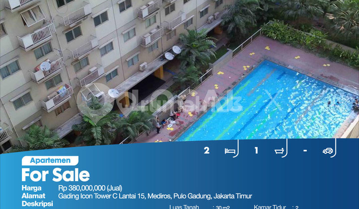 Apartemen Gading Icon Tower C Lantai 15, Mediros, Pulo Gadung, Jakarta Timur 2