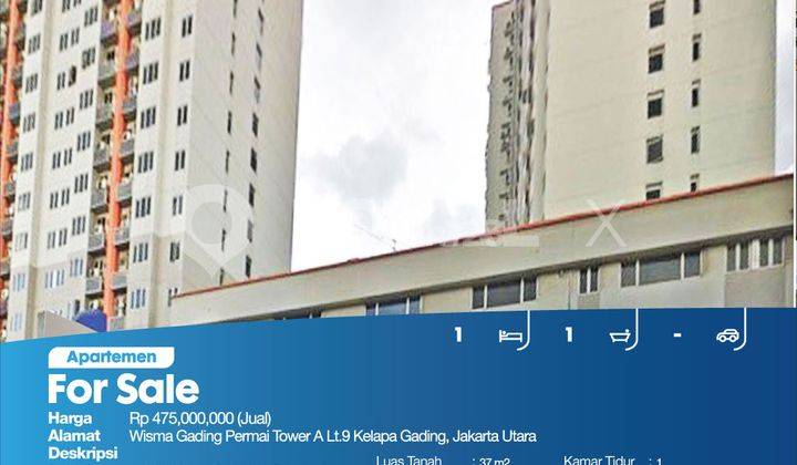 Apartemen Wisma Gading Permai Tower A Lt.9 Kelapa Gading, Jakarta Utara 2