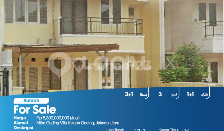 Rumah Mitra Gading Villa Kelapa Gading, Jakarta Utara 2