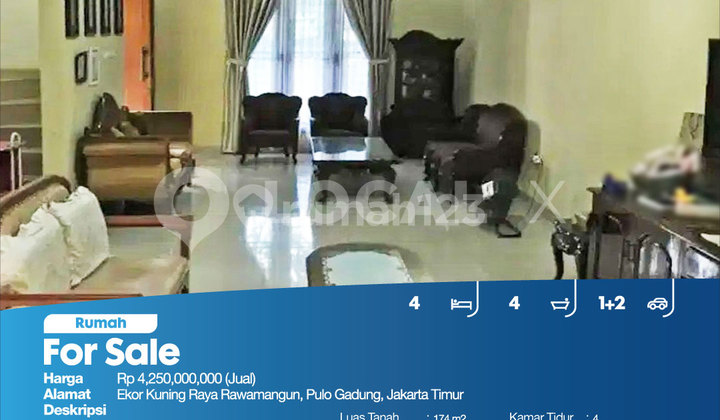 Rumah Ekor Kuning Raya Rawamangun, Pulo Gadung, Jakarta Timur 2