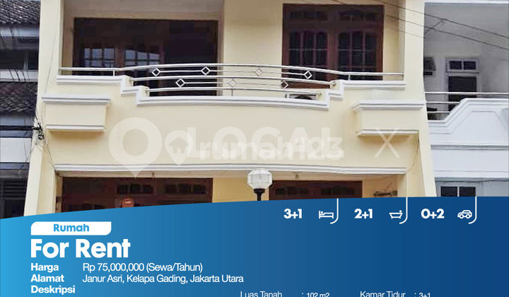 Rumah Janur Asri, Kelapa Gading, Jakarta Utara 2