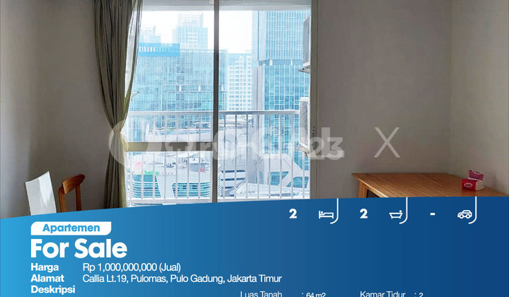 Callia Apartment 19th Floor, Pulomas, Pulo Gadung, East Jakarta 2