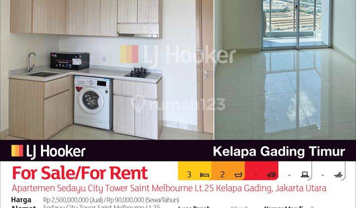 Apartemen Sedayu City Tower Saint Melbourne Lt.25 Kelapa Gading, Jakarta Utara 2