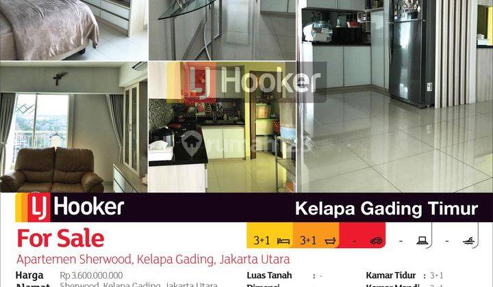 Apartemen Sherwood Tower Regent Lantai 19 Kelapa Gading, Jakarta Utara 2