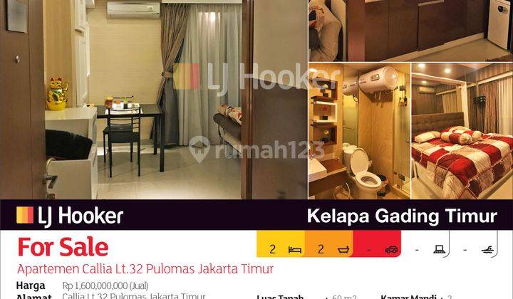 Apartemen Callia Lt.32 Pulomas Jakarta Timur 2