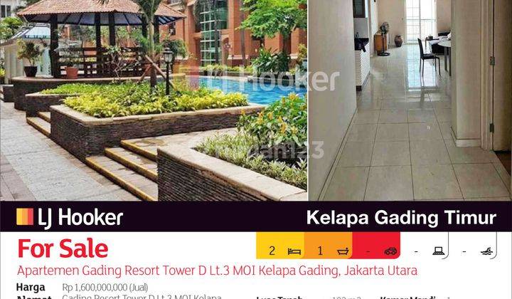 Apartemen Gading Resort Tower D Lt.3 Moi Kelapa Gading, Jakarta Utara 2