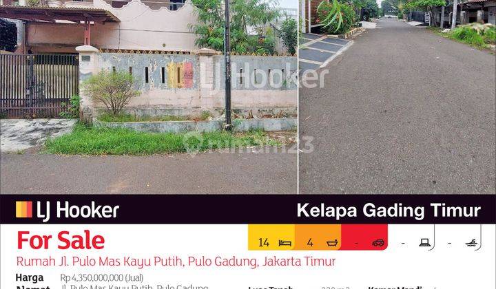 Rumah Jl. Pulo Mas Kayu Putih, Pulo Gadung, Jakarta Timur 2