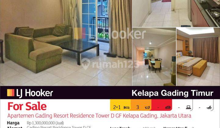 Apartemen Gading Resort Residence Tower D Gf Kelapa Gading, Jakarta Utara 2