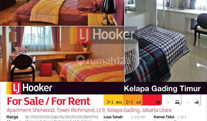 Apartemen Sherwood Tower Richmond Lantai 9 Kelapa Gading, Jakarta Utara 2