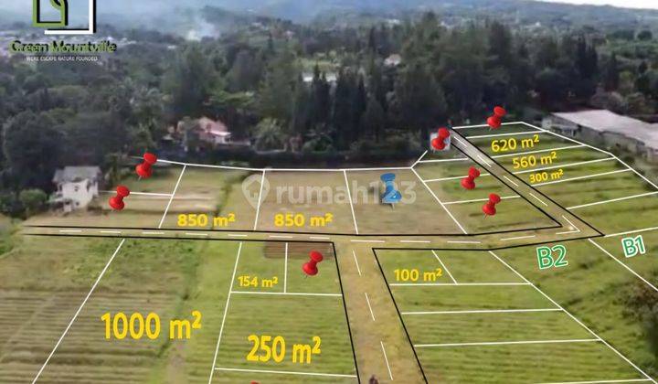 Tanah kavling di Megamendung SHM paling murah 2