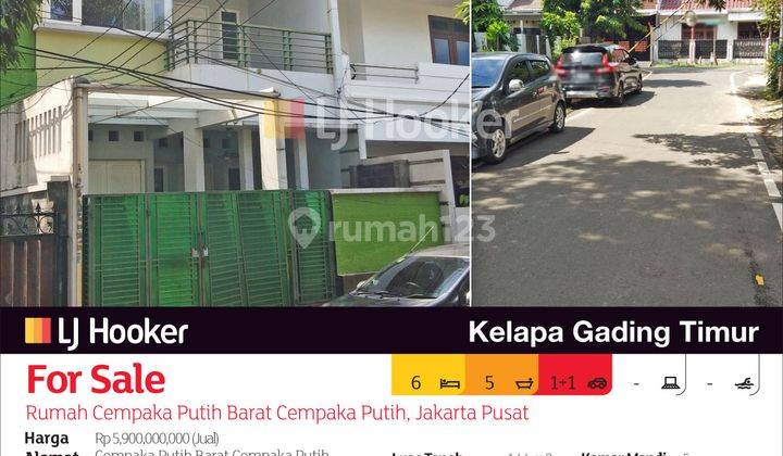 Rumah Cempaka Putih Barat Cempaka Putih, Jakarta Pusat 2