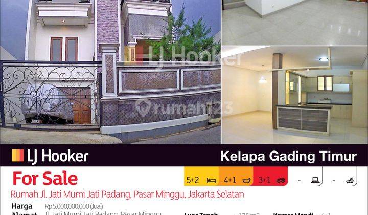 Rumah Jl. Jati Murni Jati Padang, Pasar Minggu, Jakarta Selatan 2