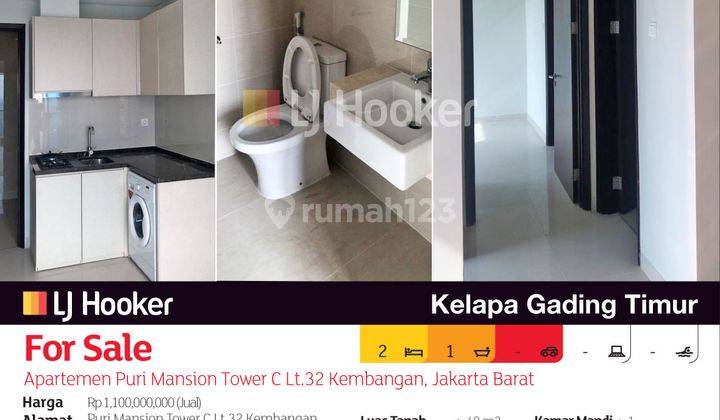 Apartemen Puri Mansion Tower C Lt.32 Kembangan, Jakarta Barat 2