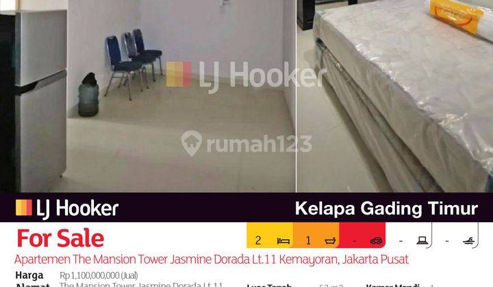 Apartemen The Mansion Tower Bougenville Gloria Lt.11 Kemayoran, Jakarta Pusat 2