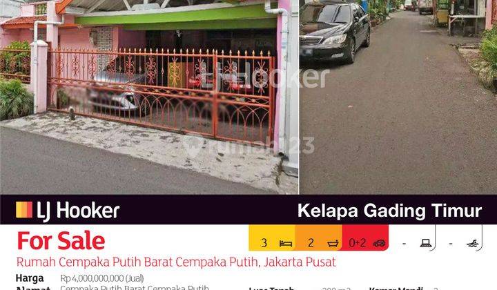 Rumah Cempaka Putih Barat Cempaka Putih, Jakarta Pusat 2