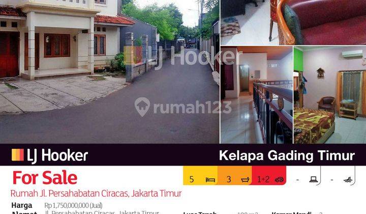 Rumah Jl. Persahabatan Ciracas, Jakarta Timur 2