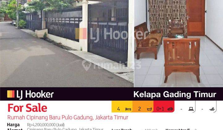 Rumah Cipinang Baru Pulo Gadung, Jakarta Timur 2