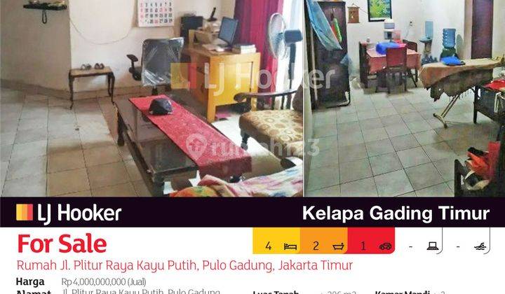 Rumah Jl. Plitur Raya Kayu Putih, Pulo Gadung, Jakarta Timur 2